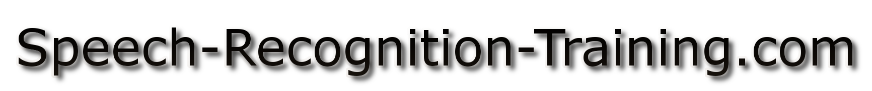 Speech Recognition Training logo